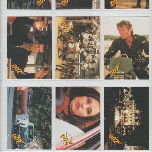 Graffiti 1995 007 James Bond Golden Eye Trading Card Complete base Set (90) - Picture 2 of 12